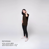Classic Oversized T-shirt - Dark Brown
