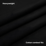 Heavyweight Cotton 16s Oversized T-shirt - Black