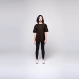 Classic Oversized T-shirt - Dark Brown