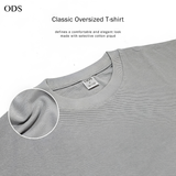 Classic Oversized T-shirt - Light Grey
