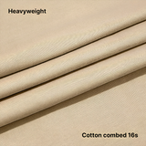 Heavyweight Cotton 16s Oversized T-shirt - Beige