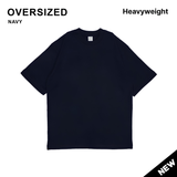 Heavyweight Cotton 16s Oversized T-shirt - Navy