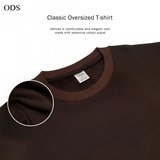 Classic Oversized T-shirt - Dark Brown