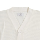 Arden Textured Knit Cardigan - Broken White