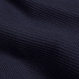 Asher Shirt Collar Knit Cardigan - Navy
