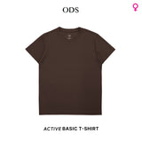 Active Dry Fit Basic T-Shirt - Dark Brown (Woman)