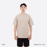 Heavyweight Cotton 16s Oversized T-shirt - Beige