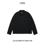 Active Dry Fit Half Zip - Black