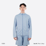 Active Dry Fit Hooded Jacket - Light Blue