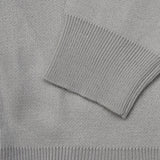 Kimono Wrap Knit Cardigan - Light Grey