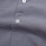 Bowling Oversized Linen Shirt - Iron Grey