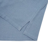 Bowling Oversized Linen Shirt - Light Blue