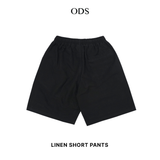Linen Short Pants - Black