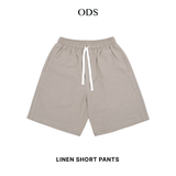 Linen Short Pants - Khaki