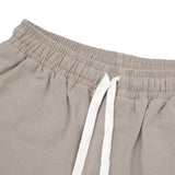 Linen Short Pants - Khaki