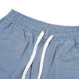 Linen Short Pants - Light Blue