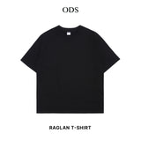 Heavyweight Oversized Raglan T-Shirt - Black