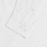 Sena Koko Long Sleeve Band Collar Shirt - White