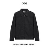 Signature Boxy Jacket - Black
