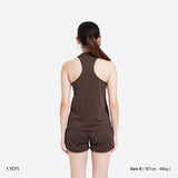 Active Dry Fit Tank Top - Dark Brown (Woman)