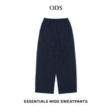 Essentials Wide Sweatpants - Navy