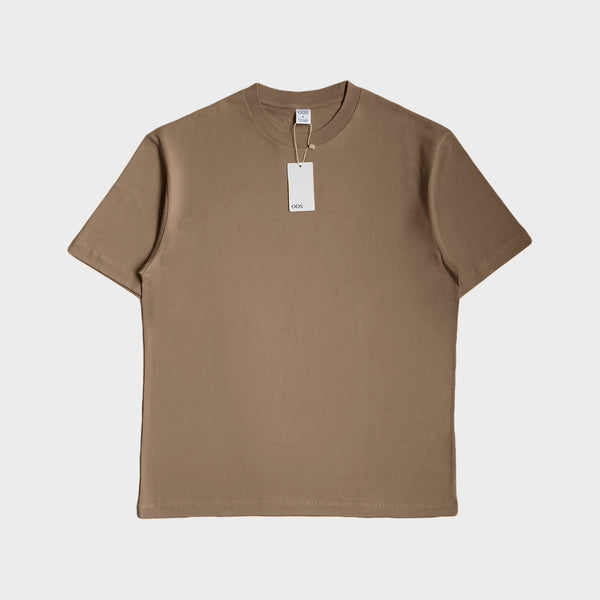 Oversized Basic T-shirt Khaki
