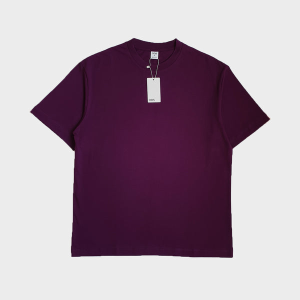 Oversized Basic T-shirt Purple