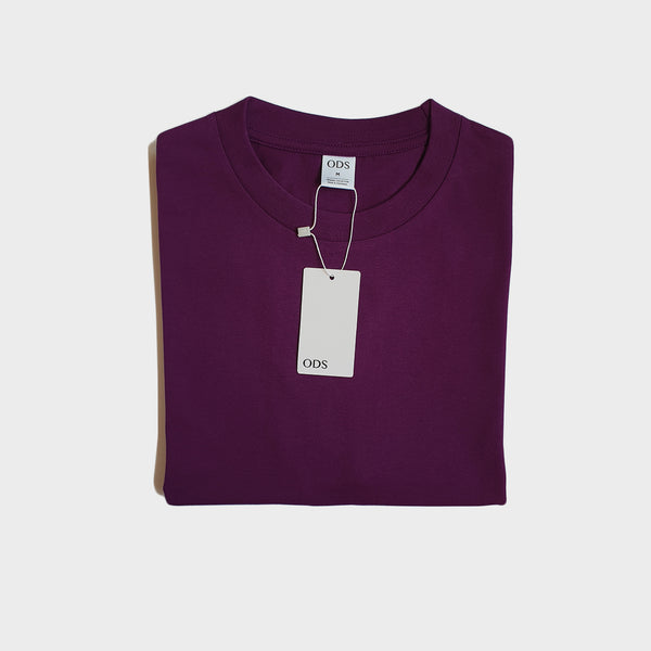 Oversized Basic T-shirt Purple