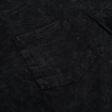 Oversized Pocket Washed T-shirt Black