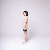 Oversized Basic T-shirt Beige