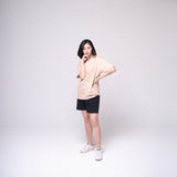 Oversized Basic T-shirt Beige