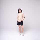 Oversized Basic T-shirt Beige