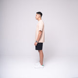 Oversized Basic T-shirt Beige