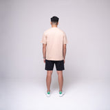 Oversized Basic T-shirt Beige