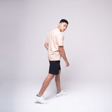 Oversized Basic T-shirt Beige