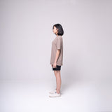 Oversized Basic T-shirt Khaki