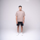 Oversized Basic T-shirt Khaki