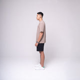 Oversized Basic T-shirt Khaki