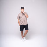 Oversized Basic T-shirt Khaki