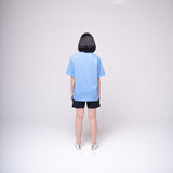 Oversized Basic T-shirt Light Blue