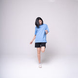 Oversized Basic T-shirt Light Blue