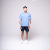 Oversized Basic T-shirt Light Blue