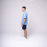 Oversized Basic T-shirt Light Blue