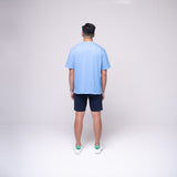 Oversized Basic T-shirt Light Blue