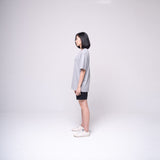 Oversized Basic T-shirt Light Grey