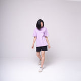 Oversized Basic T-shirt Lilac