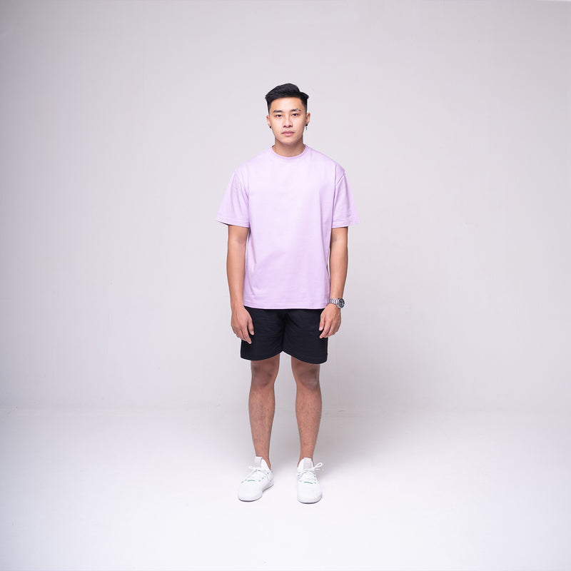 Oversized Basic T-shirt Lilac