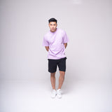 Oversized Basic T-shirt Lilac