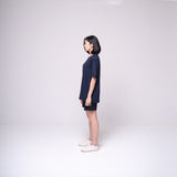 Oversized Basic T-shirt Navy