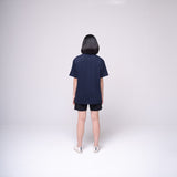Oversized Basic T-shirt Navy